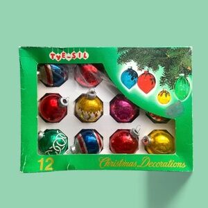 Vintage Christmas Ornament Set